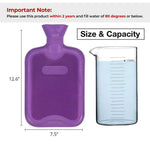 HomeTop fox design hot water bottle for pain relief