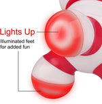 Cotsoco portable vibrating massager being held in hand demonstrating the ergonomic easy hand grip.