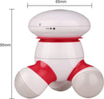Cotsoco cordless vibrating massager applied to the neck area demonstrating localized muscle stress relief.
