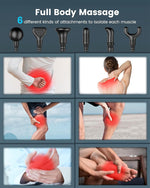 Ergonomic non-slip handle grip design of the AYURA deep tissue massager
