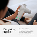 Hyperice Hypervolt Go 2 portable massage gun with bullet head attachment close up