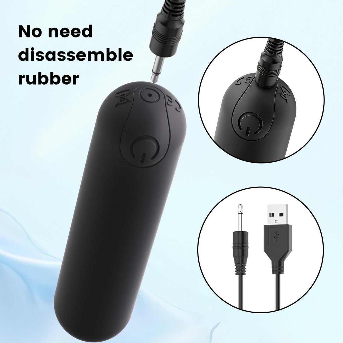 Kverg mini percussion body massager showcasing its pocket-sized travel friendly dimensions.