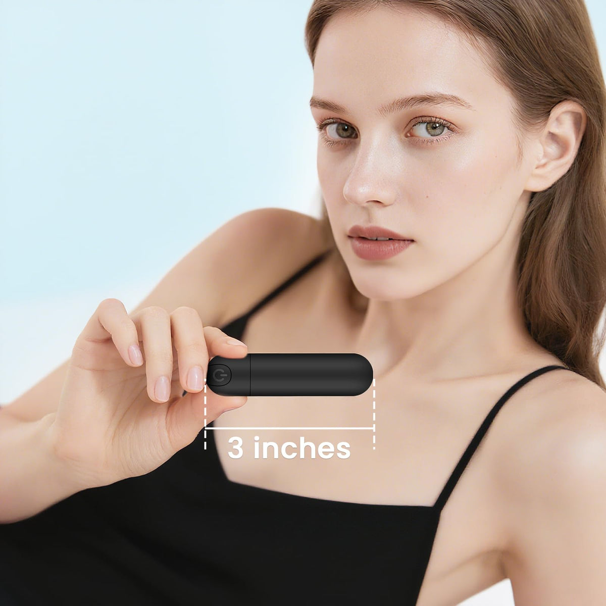 Kverg electric cordless neck massager displaying the waterproof charging port layout.