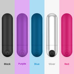 Kverg black handheld full body massager highlighting the sleek control button configuration.