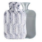 Close-up view of the leak-proof seal and durable material construction of the Samply hot water bottle.