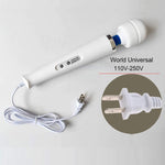 Charming imported personal massager packaging and removable silicone head detail