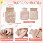 Amylove small silicone hot water bag being filled with water for muscle pain therapy