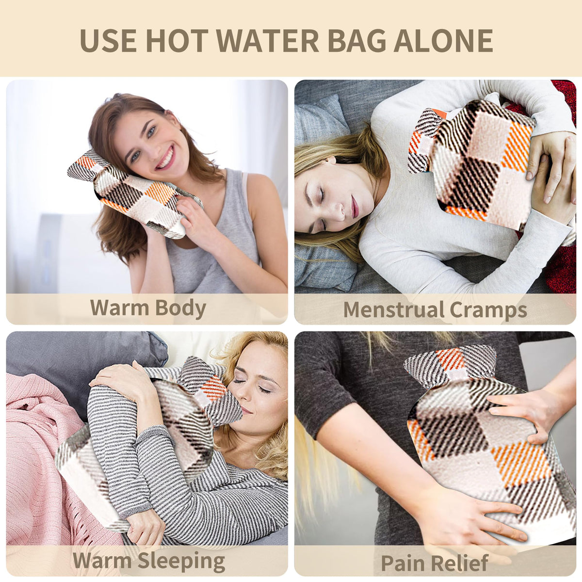 Toxin imported personal care hot water bag for targeted shoulder and neck relaxation