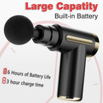 Cotsoco compact body massager showing the rear speed control button and LED level indicator lights.