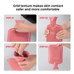 Close up of HomeTop premium rubber bottle stopper and neck