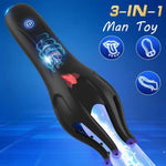 Sleek black BUFAZO Mansculpt wave therapy device side profile view