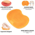 Wall mounted back exfoliating bath wash pad by Zxglxinyao