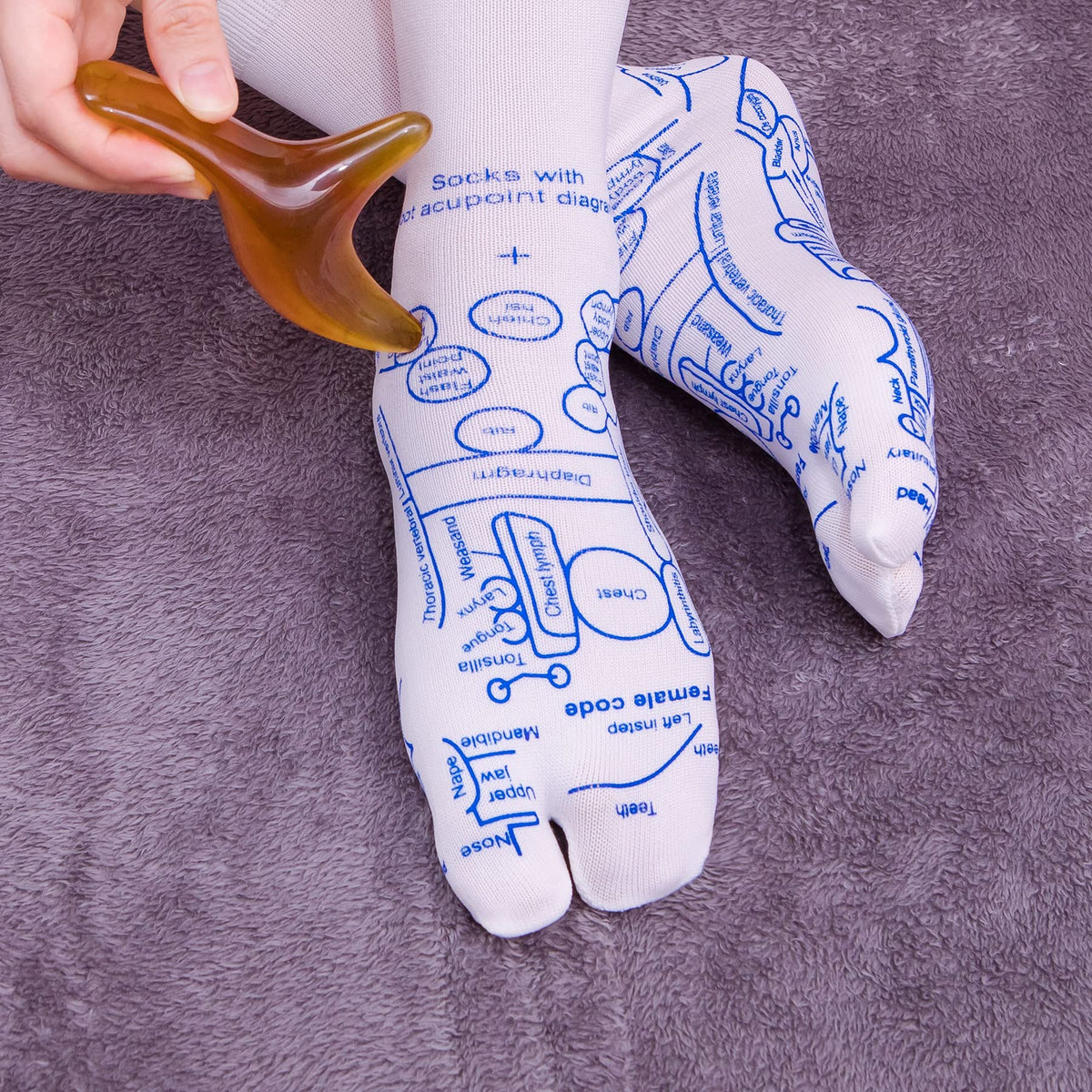Full contents of Broman reflexology gift set