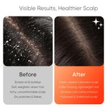 EKZ sonic vibrating brush being used with shampoo lather in the shower for water resistant hair care