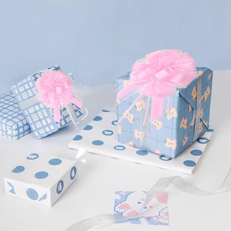 Dladhict six count packaging set showing flat ribbons before string assembly