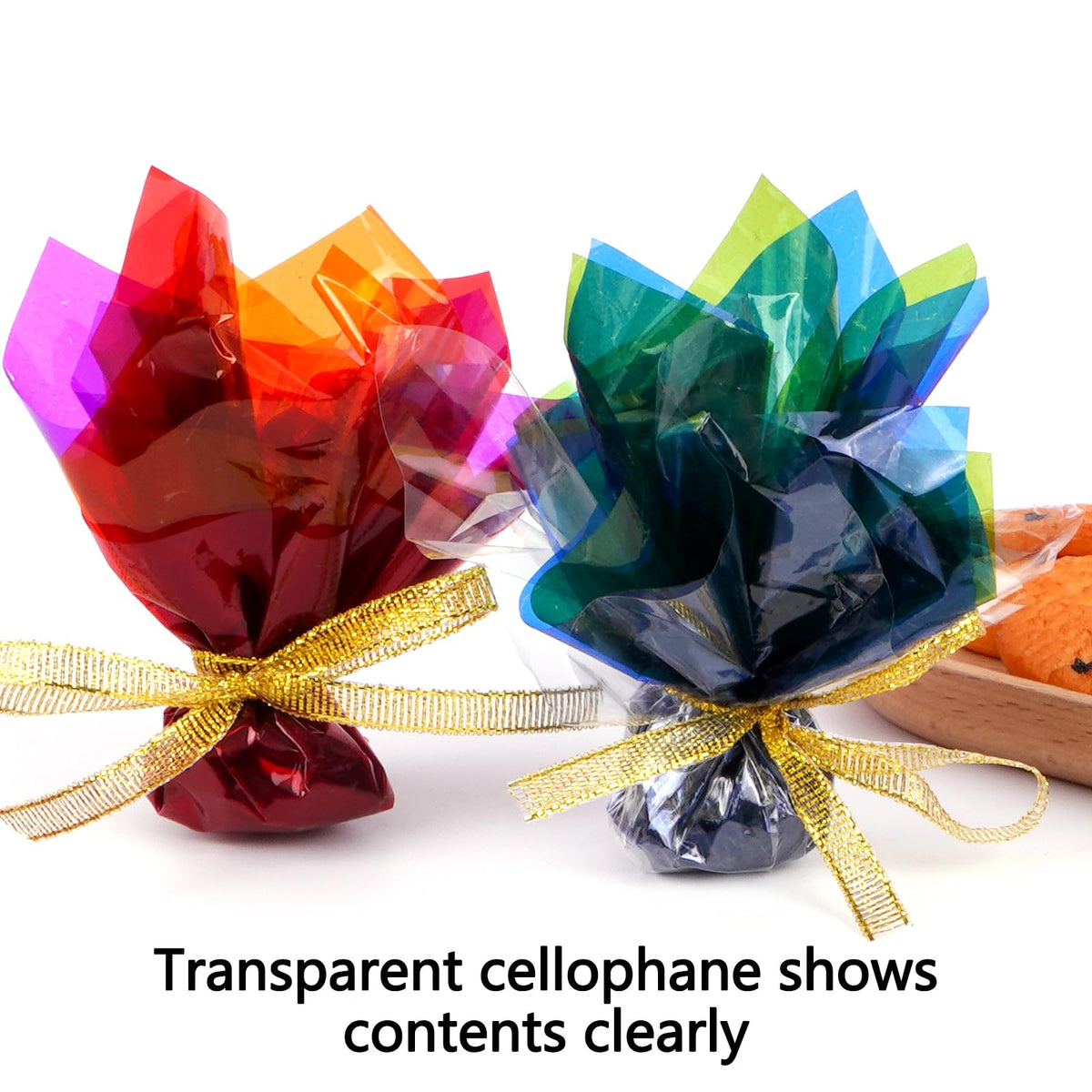 Transparent colored sheets for DIY arts and crafts
