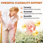 Side view of Nature Target 120 capsules joint support bottle
