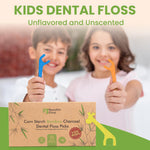 Premium imported USA organic toddler dental picks display
