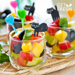 Get Fresh premium imported kid lunch box decoration toothpicks inside an organized tiffin