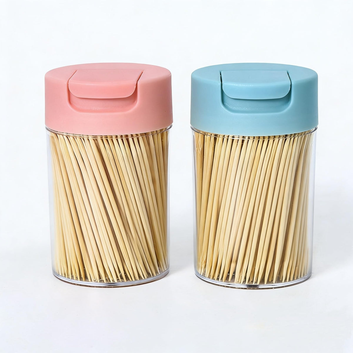 Splinter free dental sticks showing smooth round polished tips close up