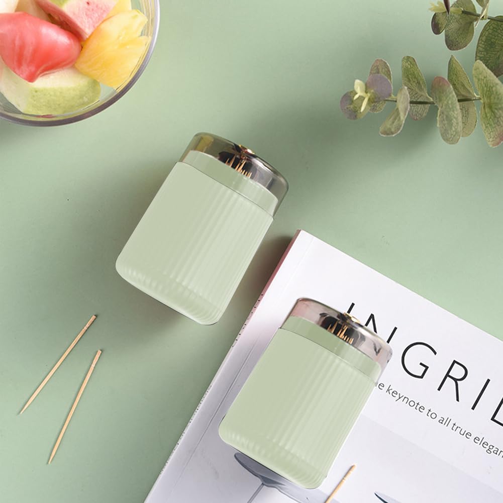 Irodlspeb automatic toothpick holder placed in a modern kitchen setting