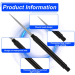 Giantree titanium alloy toothpick unscrewed from its protective metal capsule case