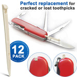 Saillong replacement toothpicks showing the sharp smooth tip and hook design