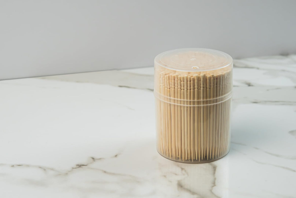 Premium quality BambooMN wooden picks for cocktail garnishes and appetizers