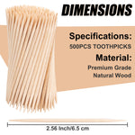 Close up shot of smooth splinter free double sided wooden cocktail sticks on a party appetizer platter.