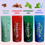 Portable sugar free craving relief toothpicks resealable travel pouch
