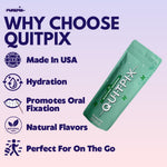 PurePix zero calorie wintergreen oral fixation sticks back packaging details