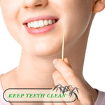 Four pack bundle of Jerify twelve thousand count bamboo toothpicks showing the full commercial retail packaging.