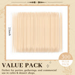 Premium birch wood toothpicks used to pierce fresh fruit and cheese on an appetizer platter.