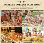 A bulk pack of three hundred count premium wooden picks ready for party food presentation.