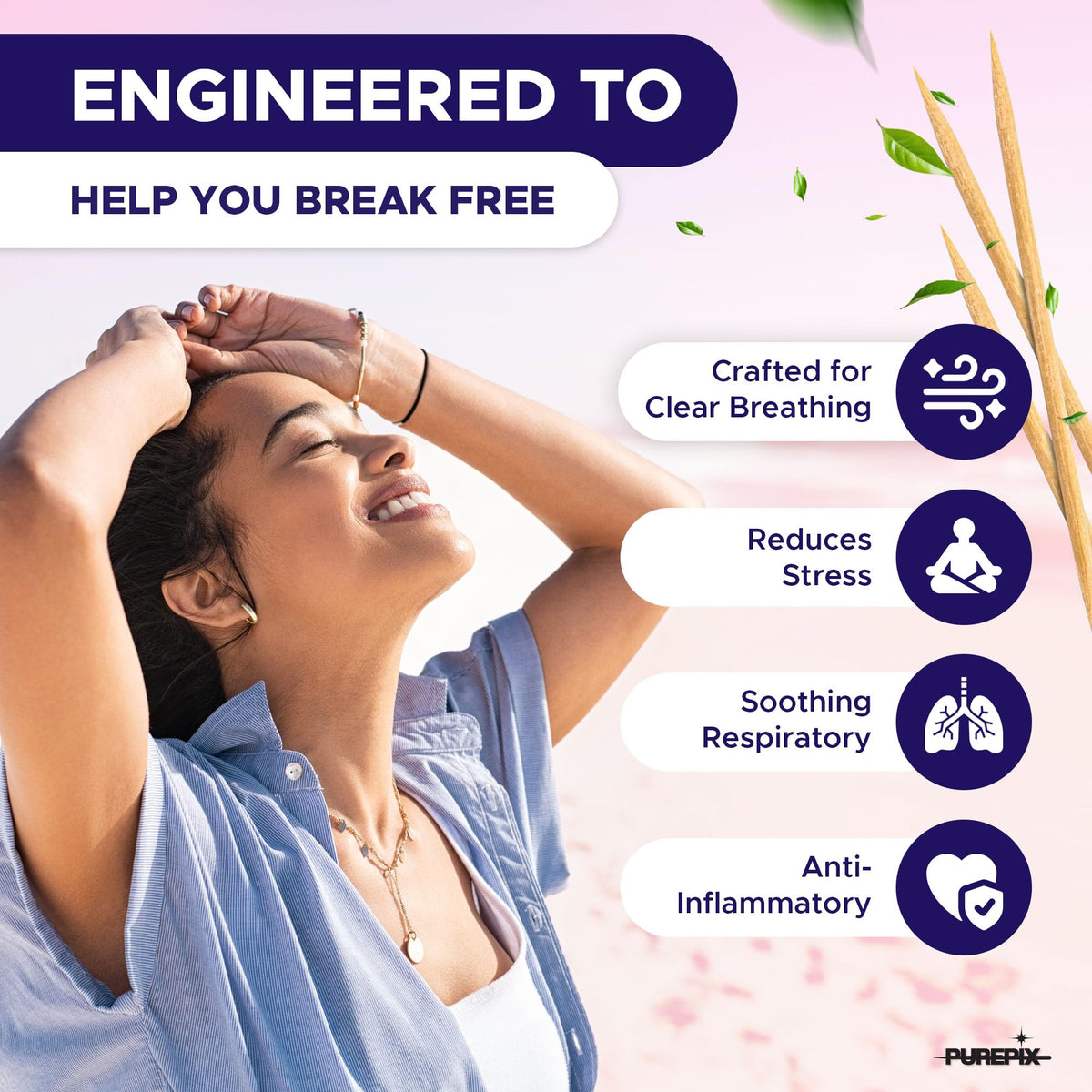 PurePix oral fixation chewing sticks with N Acetyl Cysteine and L Theanine