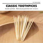 Premium bamboo picks used for serving fresh fruit platter
