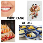 Splinter free dental toothpicks showing standard dimensions