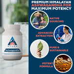 Ayush Herbs Ashwagandha adaptogenic caplets for daily energy and stamina