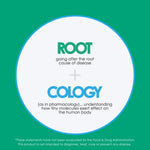 Rootcology Adrenal Support dietary supplement bottle showcasing authentic USA imported packaging.