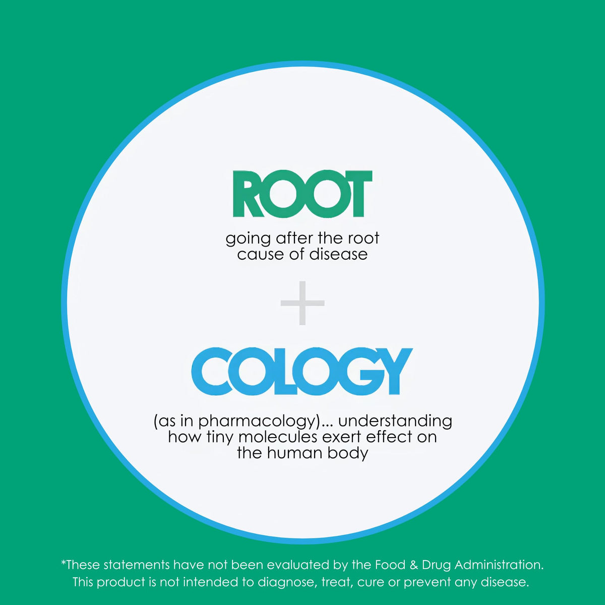 Rootcology Adrenal Support dietary supplement bottle showcasing authentic USA imported packaging.