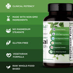 Emerald Labs Adrenal Health premium supplement showcasing Sensoril Ashwagandha logo details.