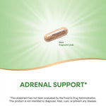 Gluten free adrenal cortex complex by Nature's Way packaging details