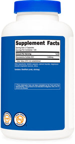 Nutricost Glucosamine Sulfate daily dosage instructions and serving size details