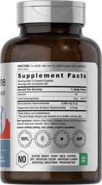 Horbäach joint support supplement showing supplement facts label with 2000 milligrams of glucosamine