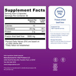 Vital Proteins grass fed beef liver supplement facts and nutritional panel