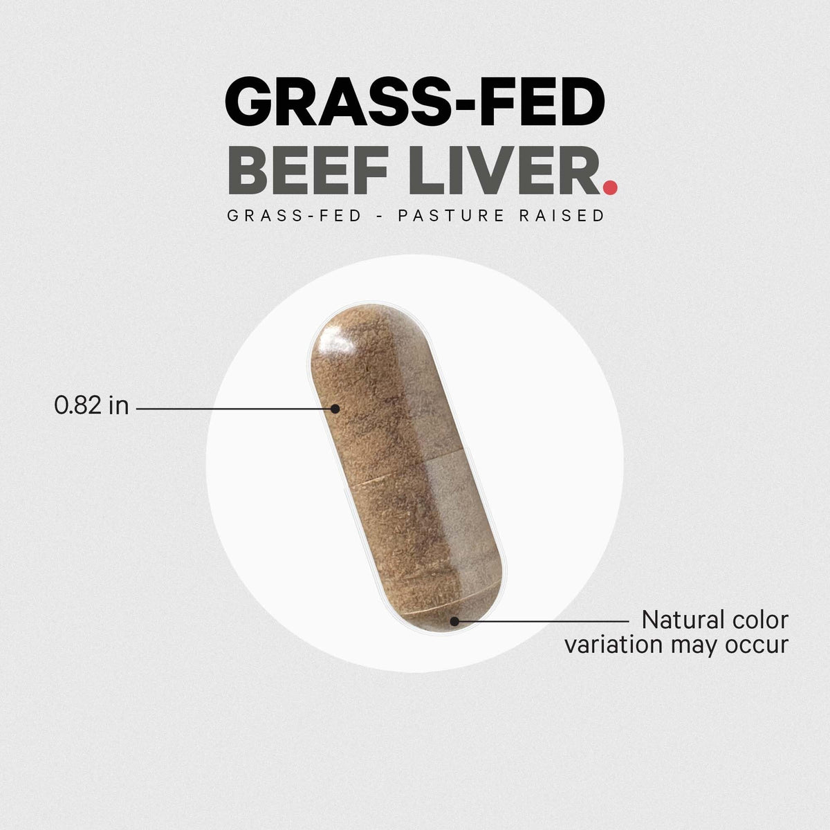 Premium Codeage grass fed beef liver dietary supplement isolated on a white background for premium quality assurance