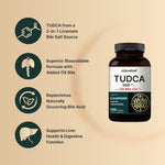 NatureBell TUDCA and ox bile formula dosage facts and serving size information