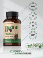 Horbaach authentic USA imported grass fed beef liver wellness supplement