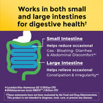 Authentic USA imported Nature Made gut health capsules displayed on a clean wellness-themed backdrop.