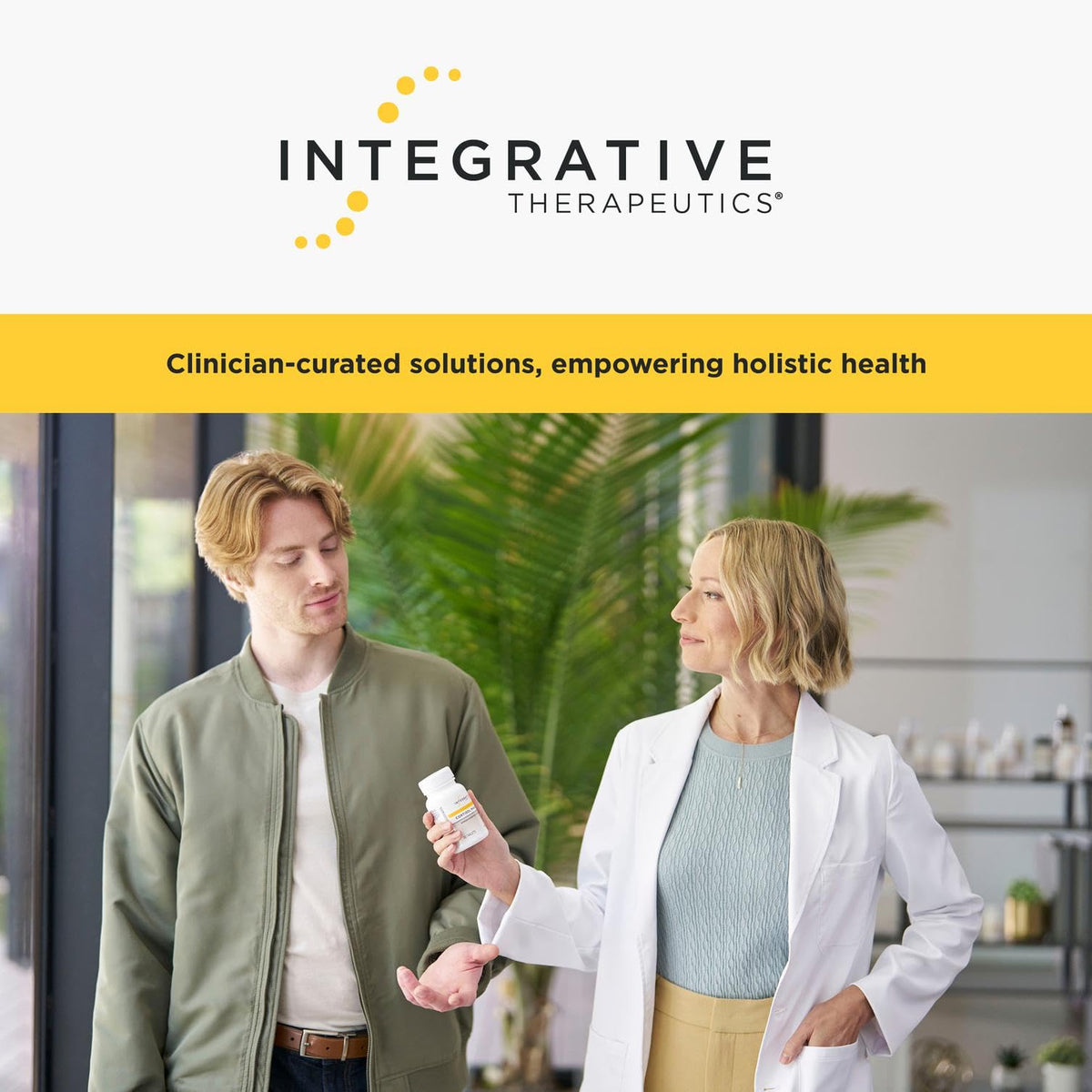 Integrative Therapeutics Activated Charcoal container showing clear usage directions and adult dosage guidelines on the reverse label.